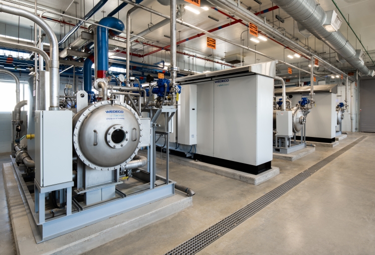 Toledo Collins Park WTP Ozone Treatment Facility Interior