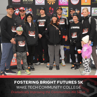 Wake Tech Fostering Bright Futures 5k