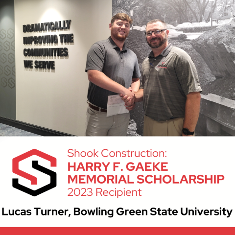 2023 Harry F. Gaeke Memorial Scholarship Recipient