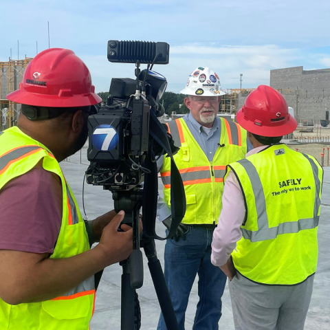 WHIO Shook Safety Program Filming